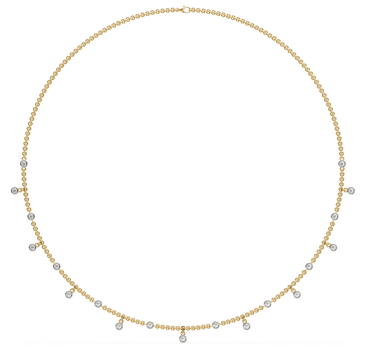 Ellora Station Diamond Necklace