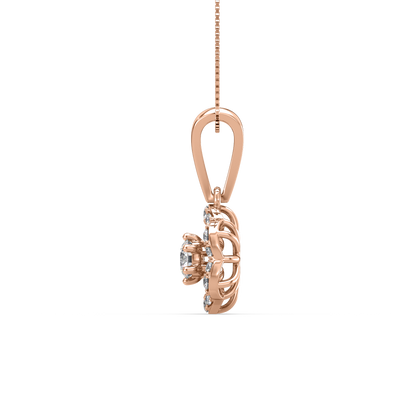 Jenny Floral Diamond Pendant