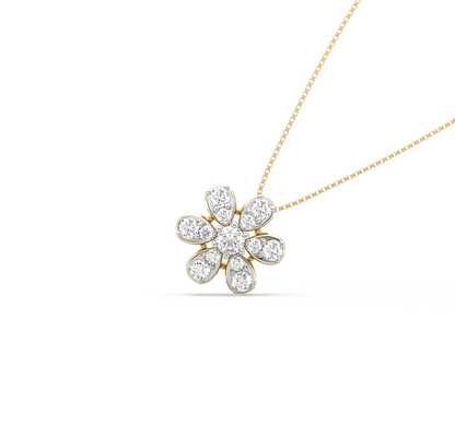 Erina Floral Diamond Pendant