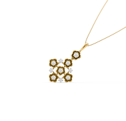 Vera Flower Diamond Pendant