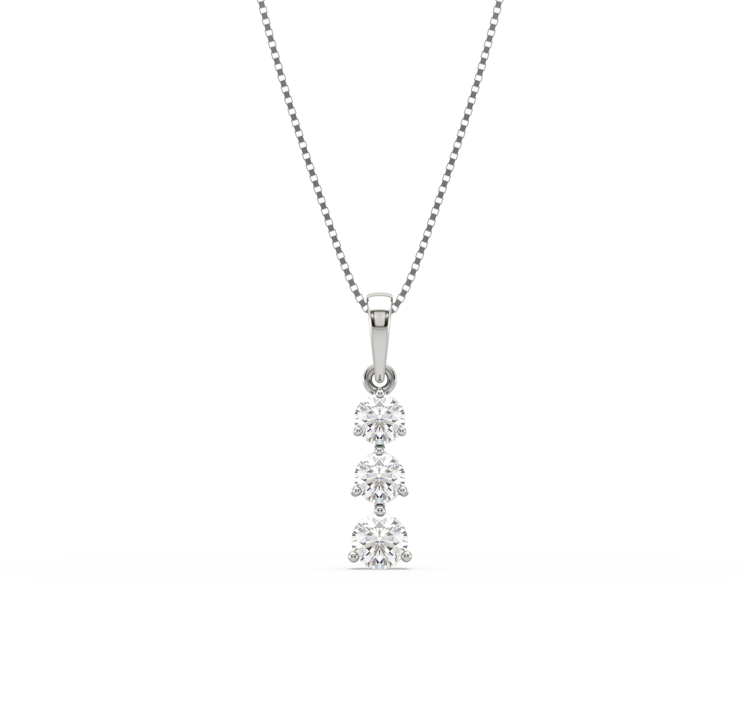 Peggy 3 Diamond Pendant