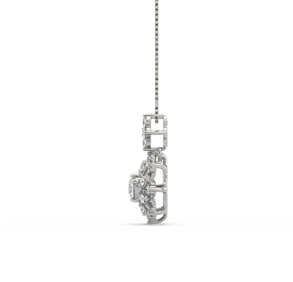 Lina Flower Diamond Pendant