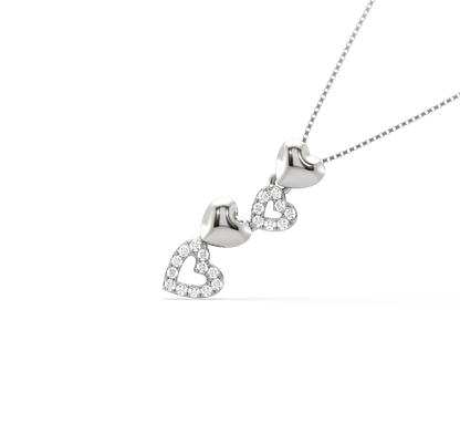 Britt Heart Diamond Pendant