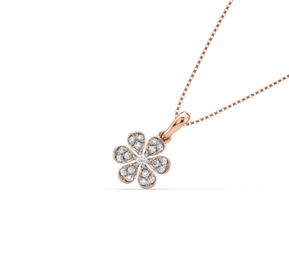 Fedra Flower Diamond Pendant