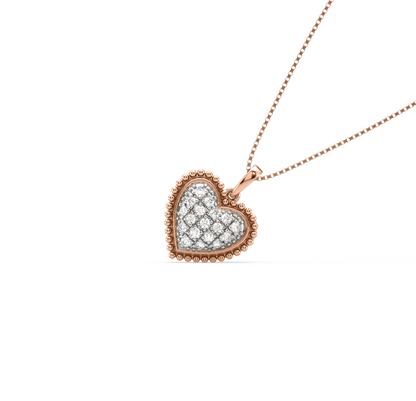 Laslow Heart Shaped Diamond Pendant