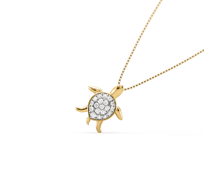 Agatha Turtle Diamond Pendant