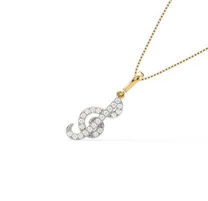 Alexis Musical Note Diamond Pendant