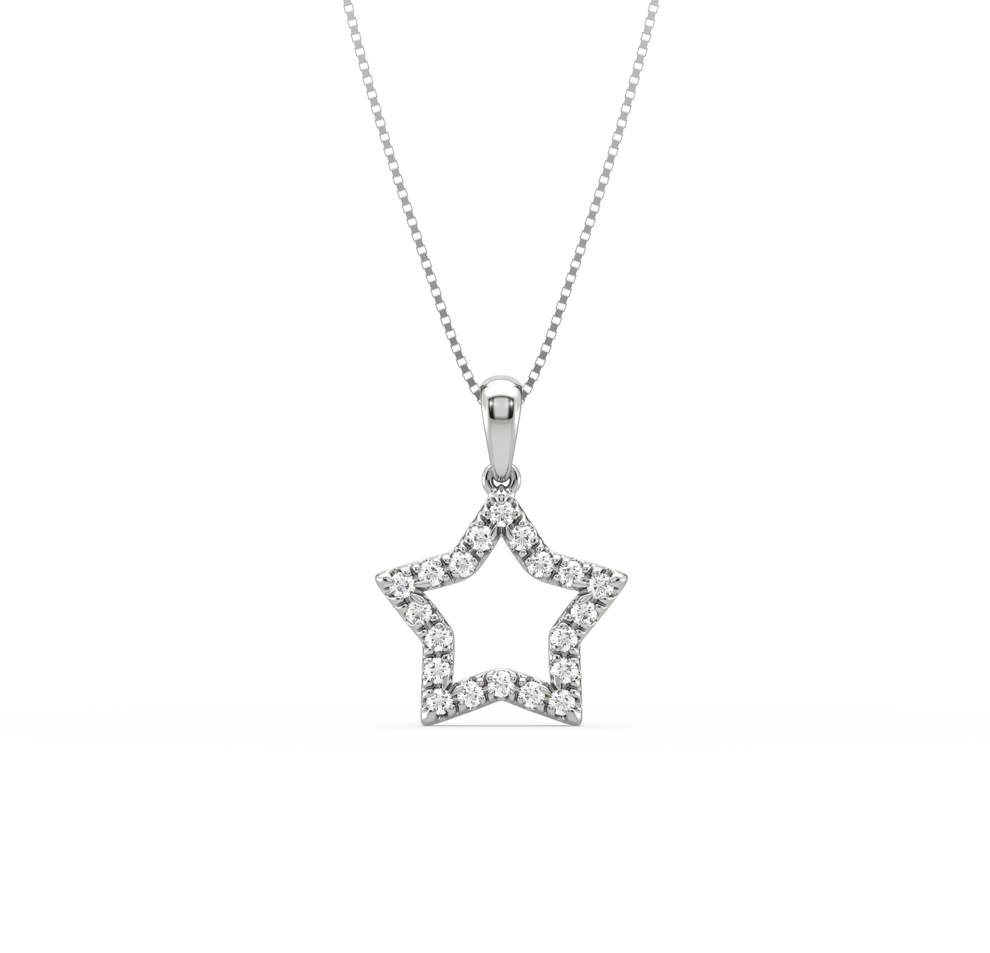 Ursula Star Diamond Pendant