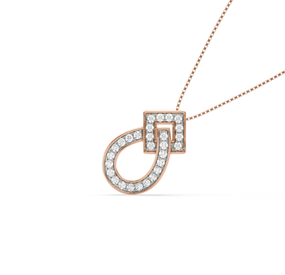 Jada Geometric Diamond Pendant