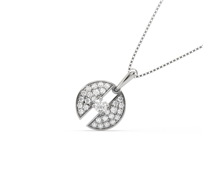 Millie Disc Diamond Pendant