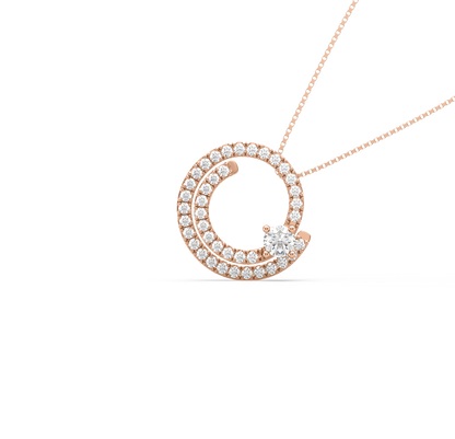 Edna Whirlpool Diamond Pendant