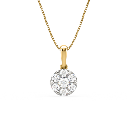 Alaiya Floral Diamond Pendant