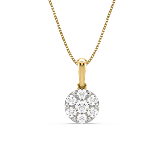 Alaiya Floral Diamond Pendant