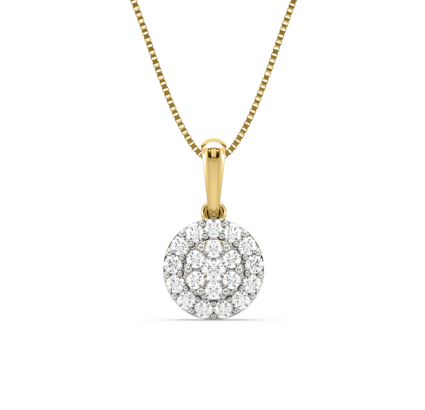 Dani Halo Diamond Pendant