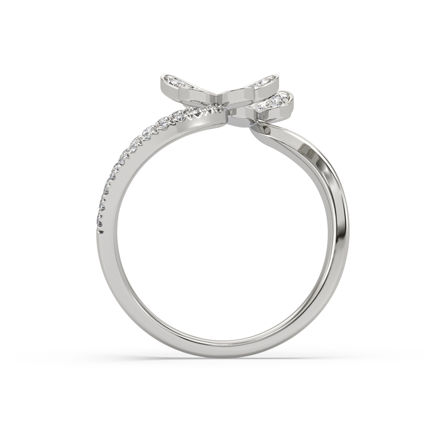 Olivia Butterfly Open Diamond Ring