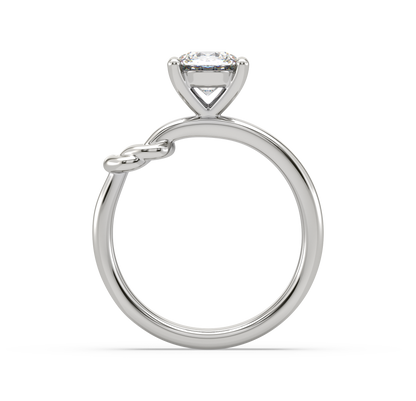 Mabel Knot Solitaire Ring