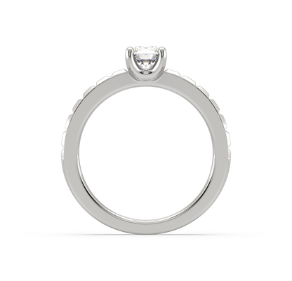 Arial Single Stone Solitaire Ring