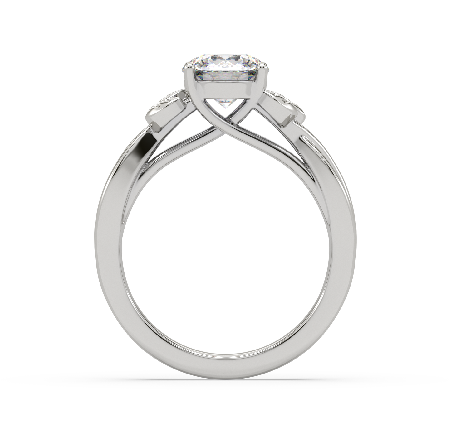 Erica Intertwined Solitaire Ring