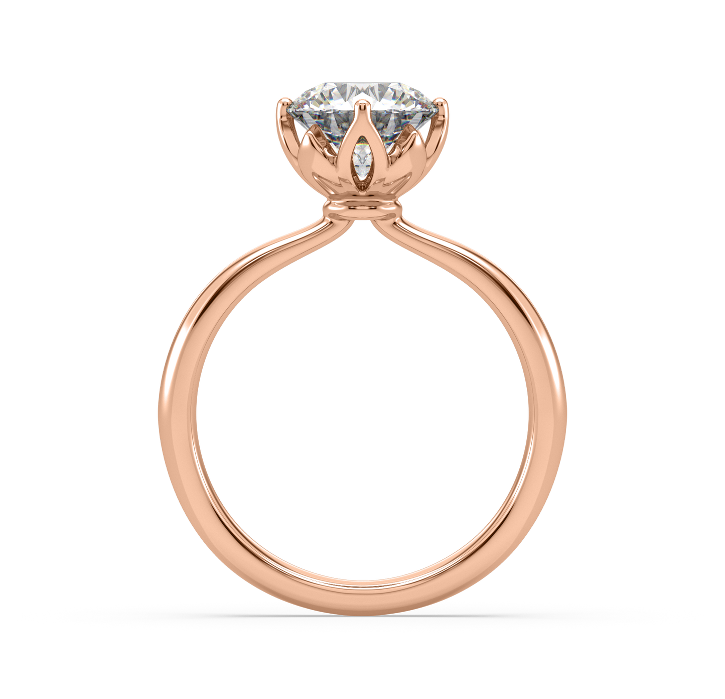 Sylvia Solitaire Diamond Ring