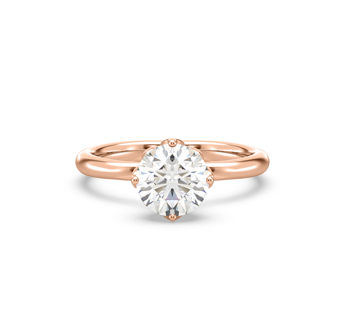 Sylvia Solitaire Diamond Ring