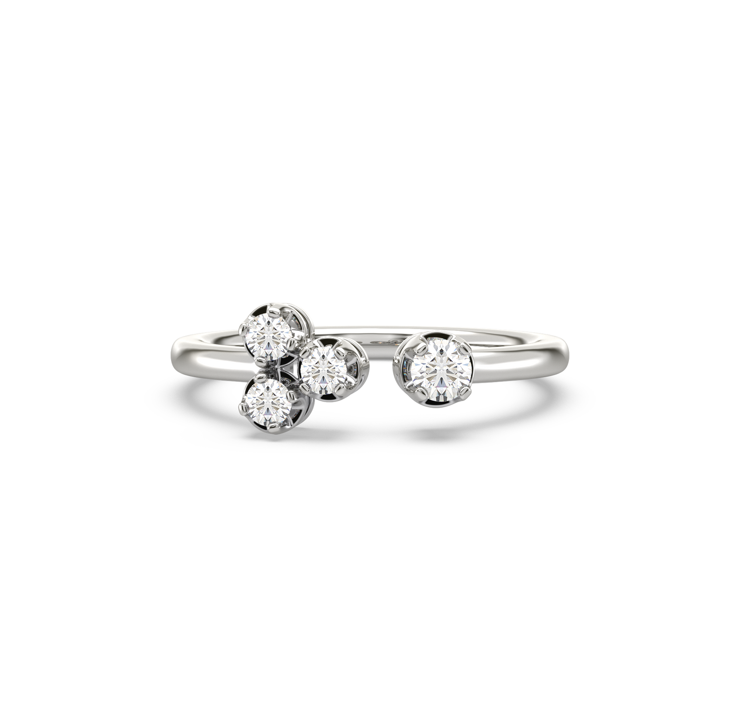 April Petal Diamond Ring