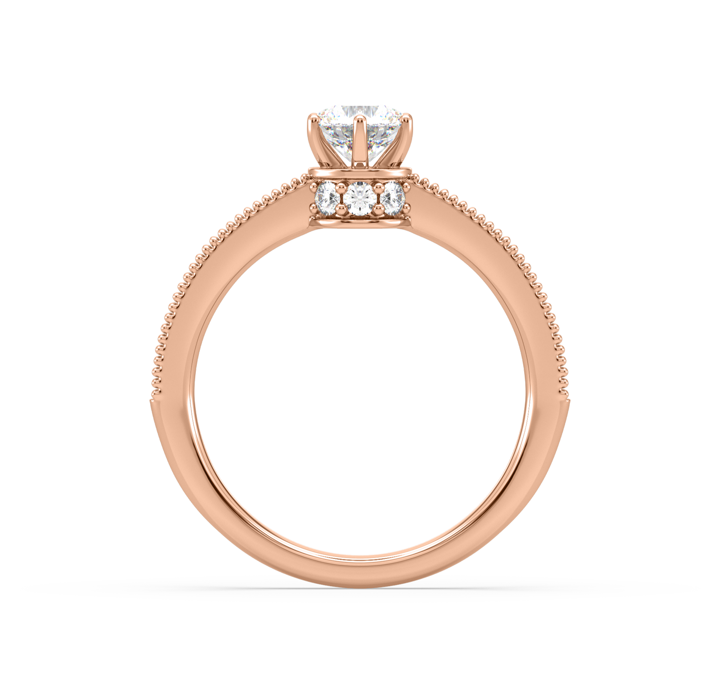 Grace Ornate Solitaire Ring