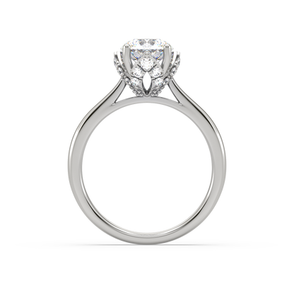 Carrie Raised Solitaire Ring