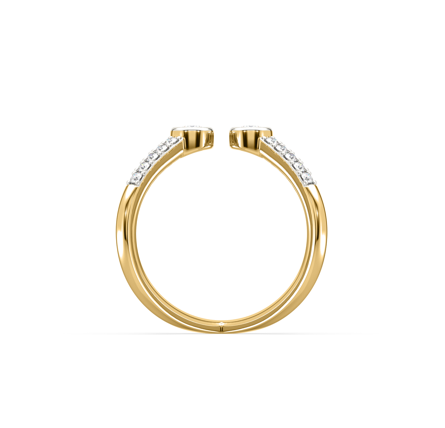 Shania Diamond Open Ring