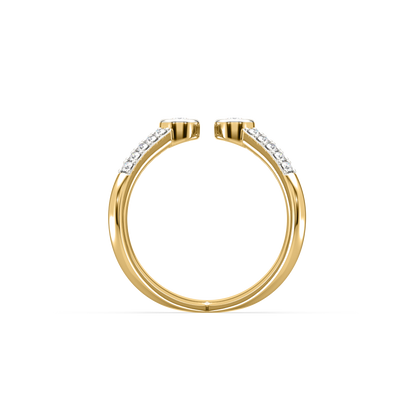 Shania Diamond Open Ring