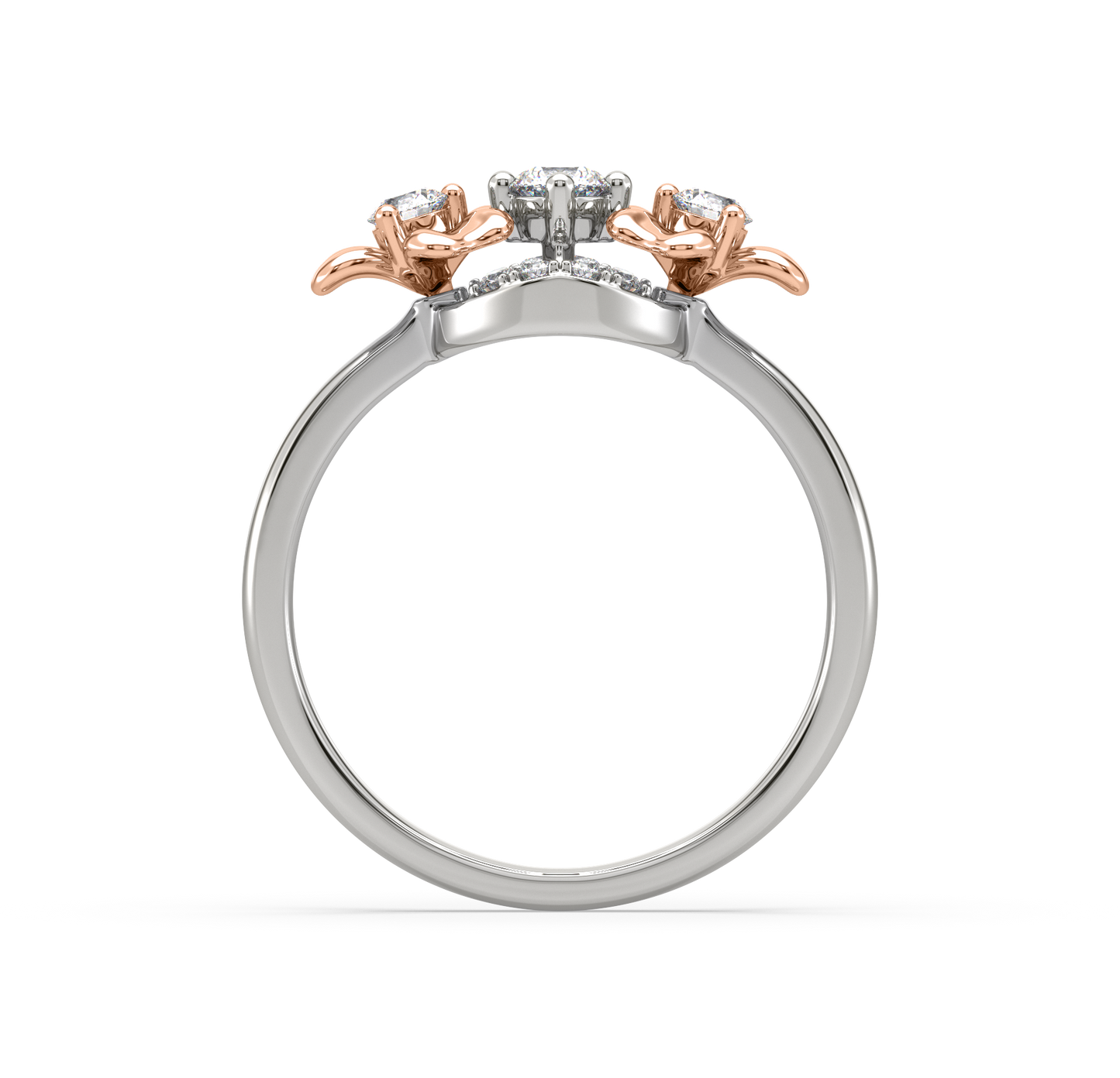 Isabella Floral Orb Diamond Ring