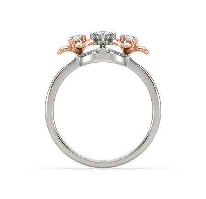 Isabella Floral Orb Diamond Ring