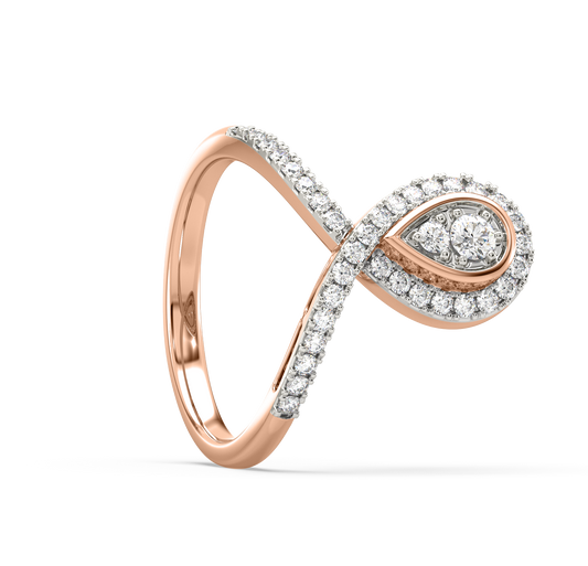 Revee Knot Diamond Ring