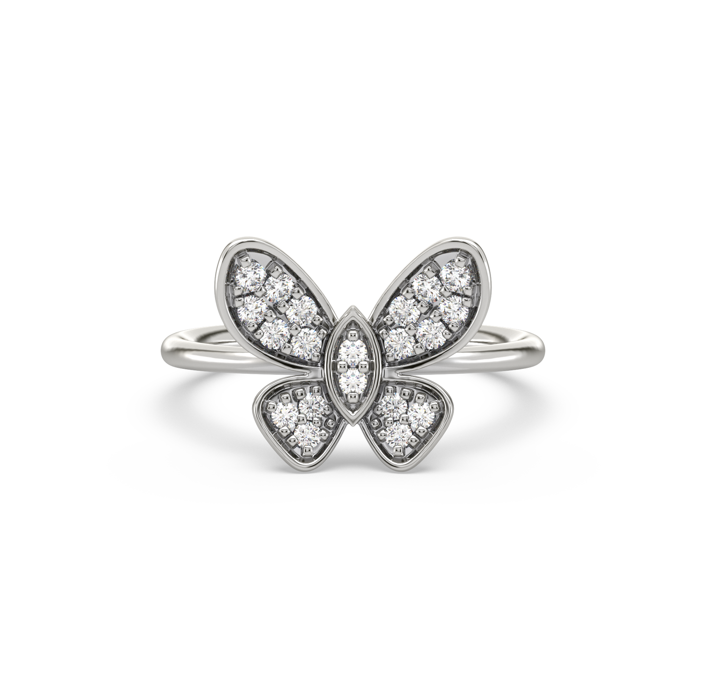 Eva Butterfly Diamond Ring