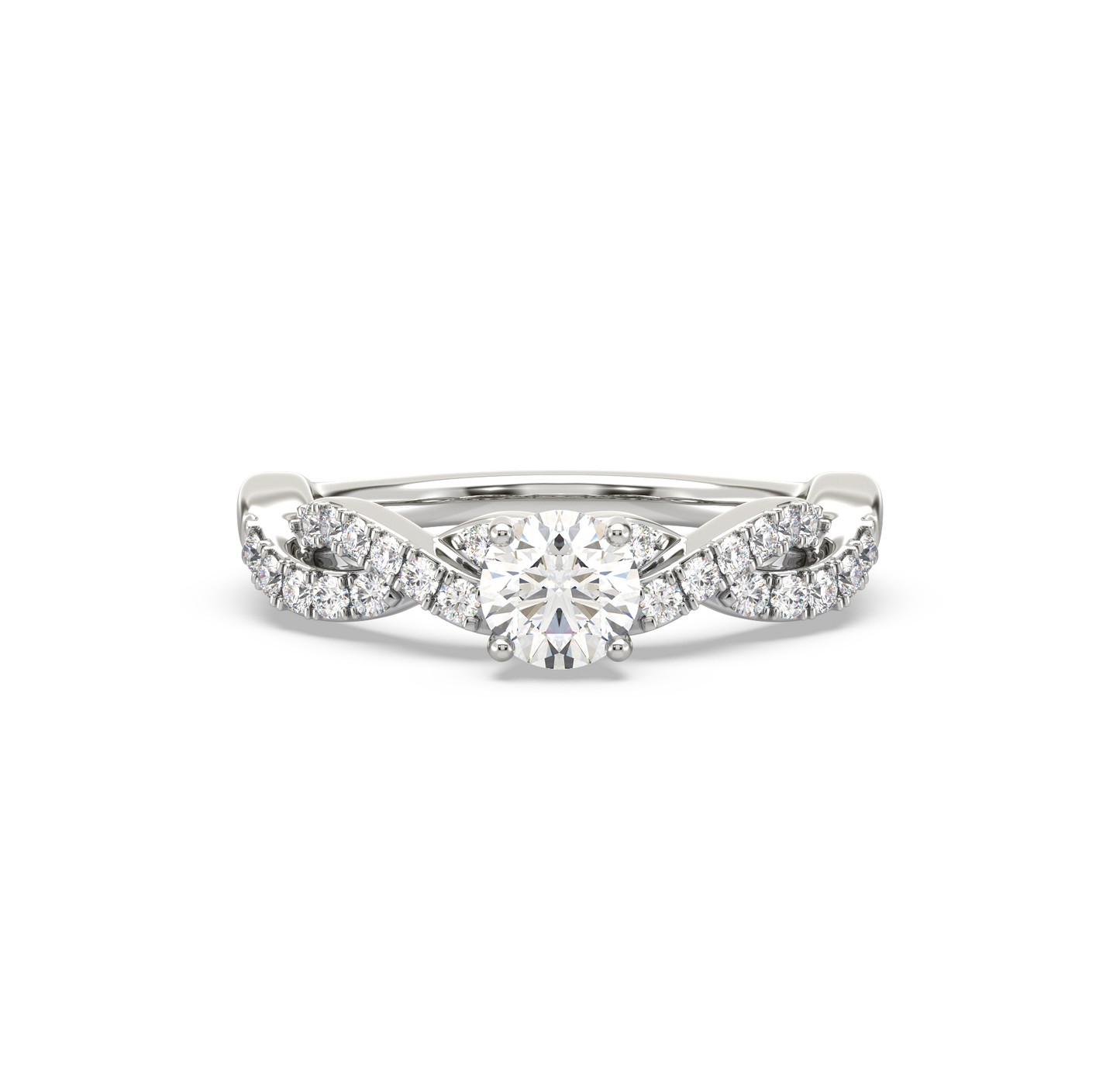 Thea Criss Cross Solitaire Diamond