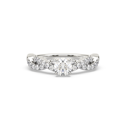 Thea Criss Cross Solitaire Diamond