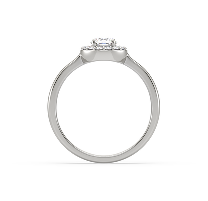 Kara Halo Diamond Ring