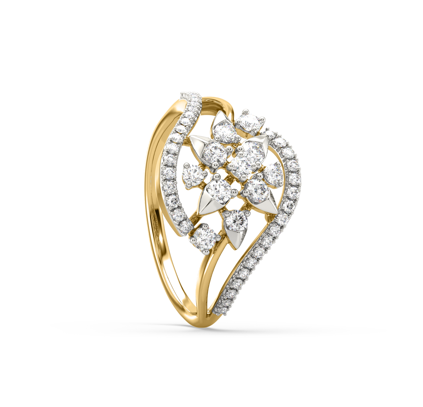 Luella Floral Diamond Ring