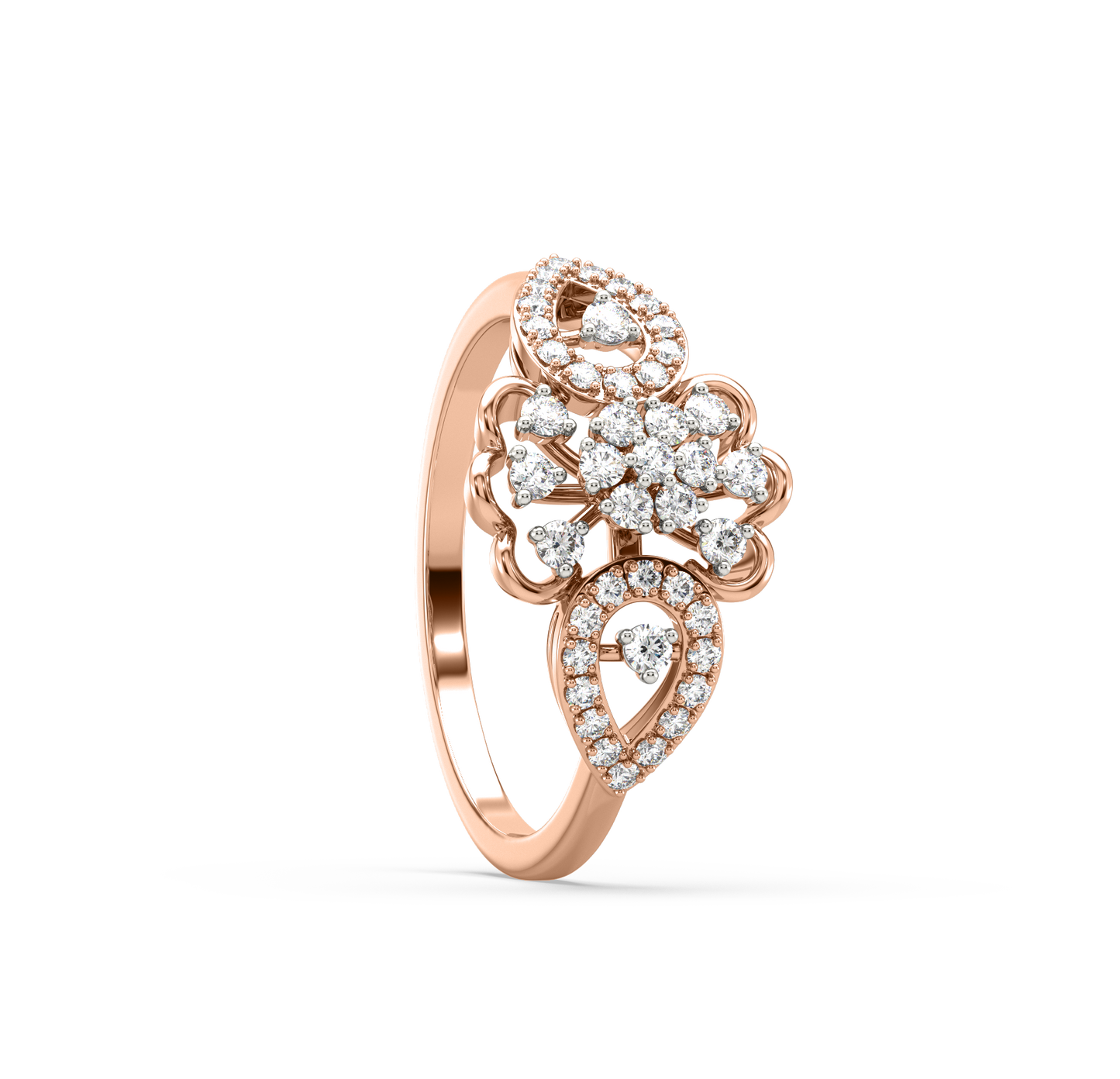 Allisha Flower Diamond Ring