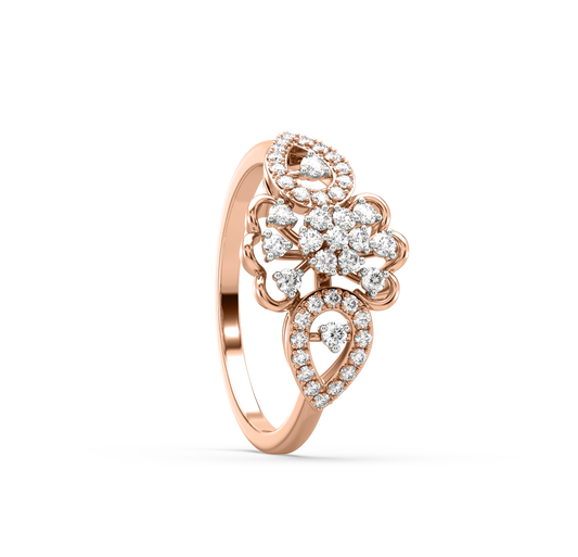 Allisha Flower Diamond Ring