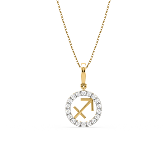 Shirley Sagittarius Zodiac Pendant