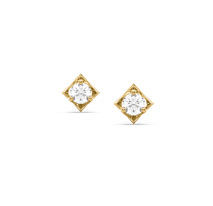 Flaya Diamond Solitaire Earrings