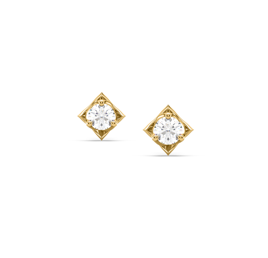 Flaya Diamond Solitaire Earrings