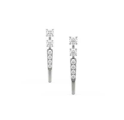 Elina Spike Diamond Earrings