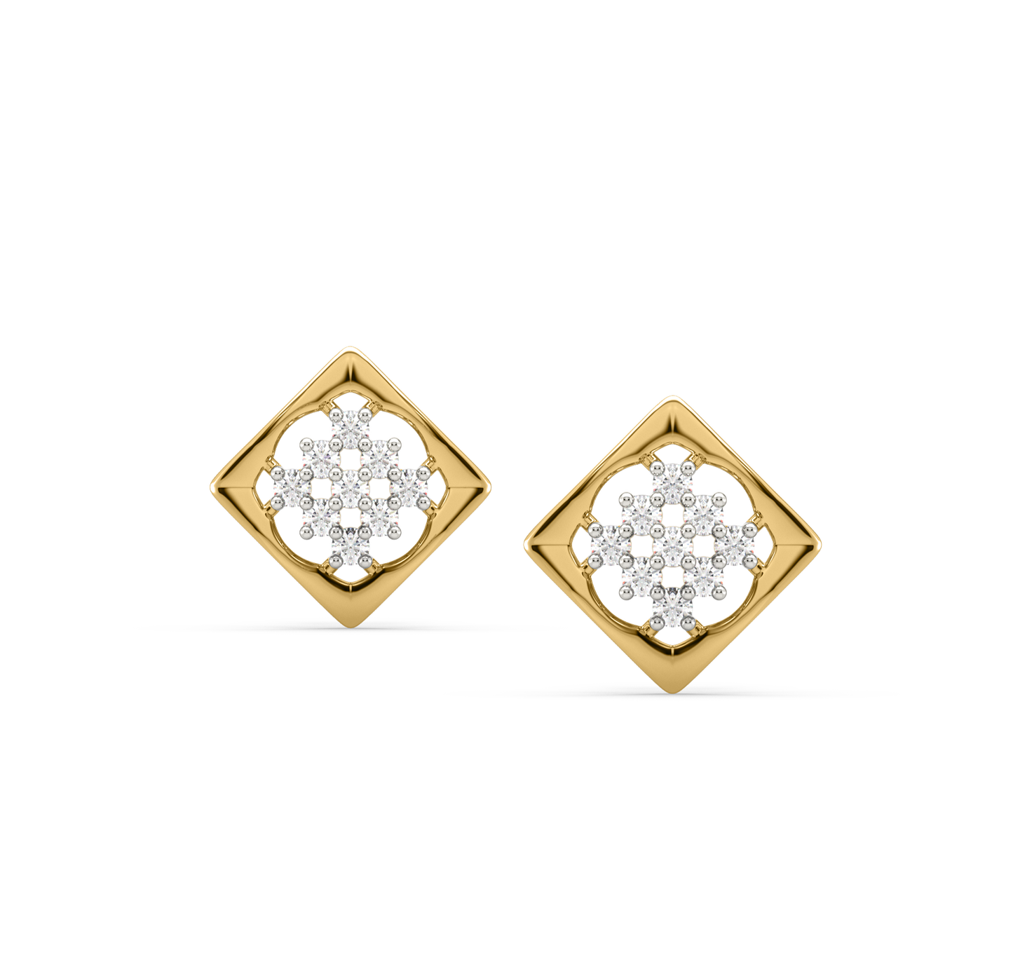 Cassandra Square Stud Earrings