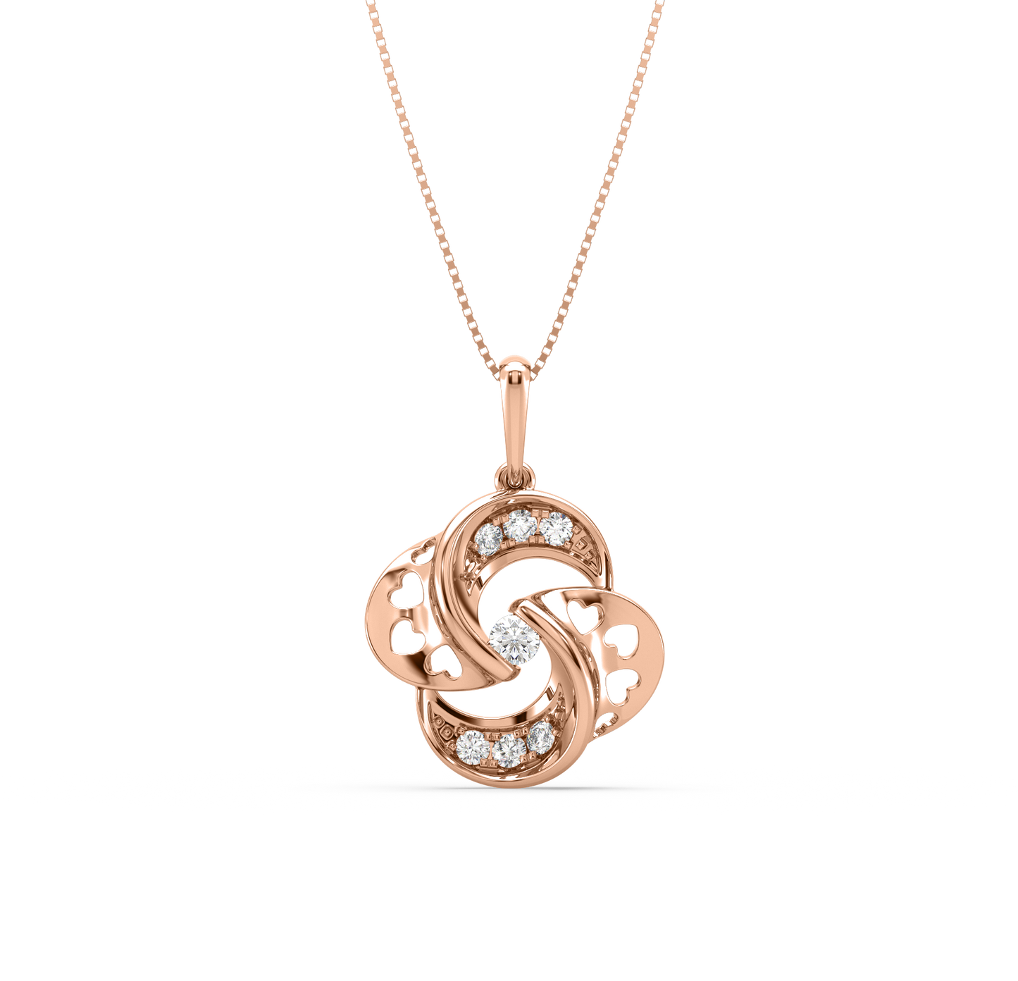 Carmen Entwined Round Pendant