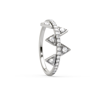 Dana Spike Diamond Ring