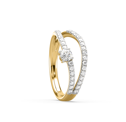 Carol Twin-Band Diamond Ring