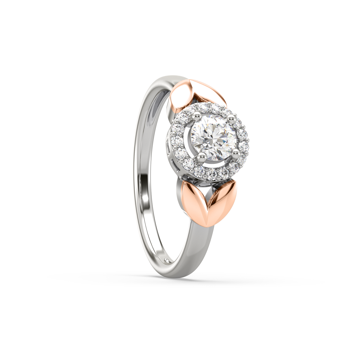 Cassandra Halo Diamond Ring