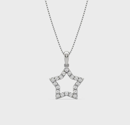 Ursula Star Diamond Pendant