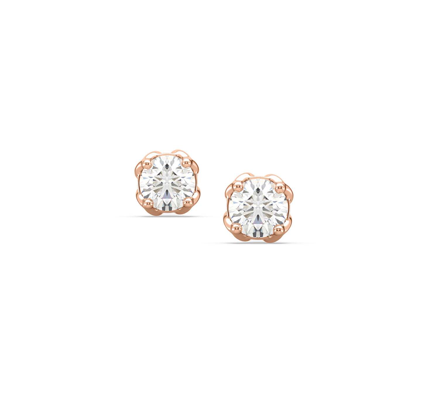 Vienna Sparkling Solitaire Studs